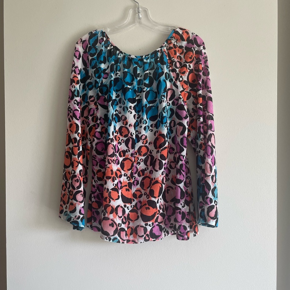 Trina Turk Multi Color Top - Size L - Picture 3 of 6